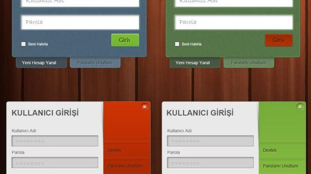 Kullanıcı Giriş Ekranları