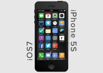 Etkileşimli iPhone 5S ve iOS7 Konsepti