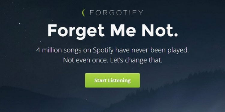 Forgotify’ı Denediniz Mi?