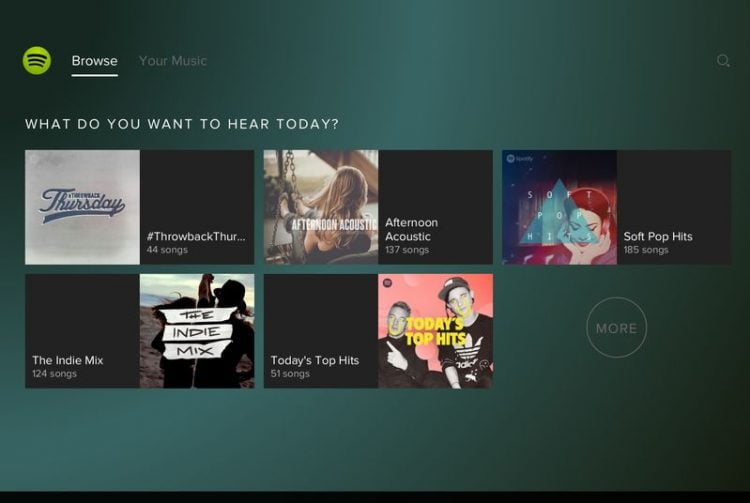 Sony PlayStation 4 ve PS3 için Spotify’ı Sundu